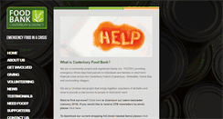 Desktop Screenshot of canterburyfoodbank.org